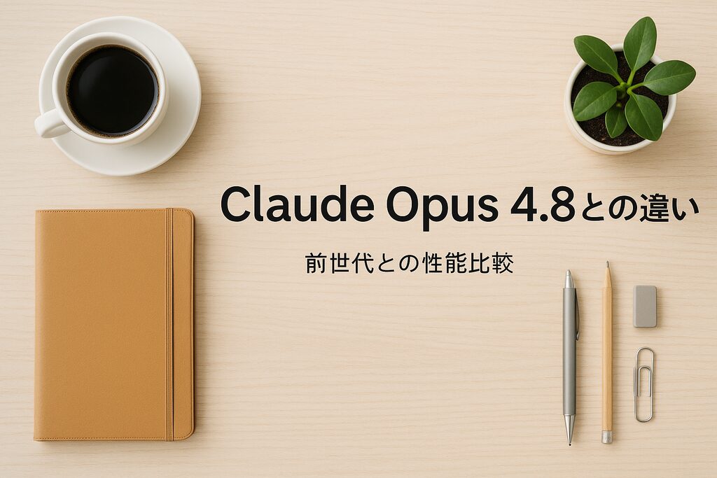 Claude Opus 4.8との違い