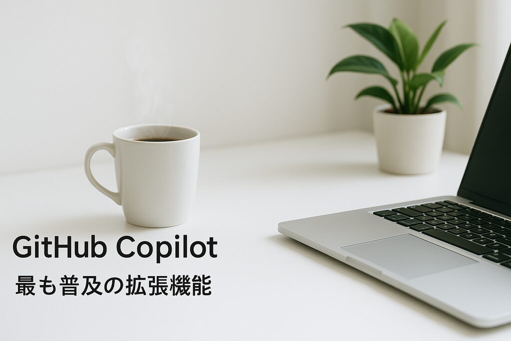 GitHub Copilot:最も普及している拡張機能型