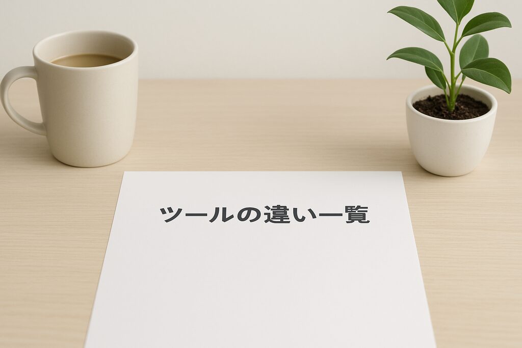 比較表:一目でわかる違い